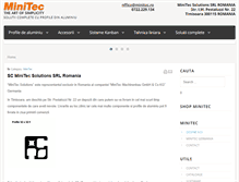 Tablet Screenshot of minitec.ro